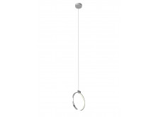 10071 Lexington Single Suspension with open circle lamp