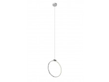 10191 Washington Single Suspension Pendant with Medium Circle Lamp